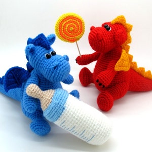 Grow, baby! - Little Dragon - pdf crochet toy pattern