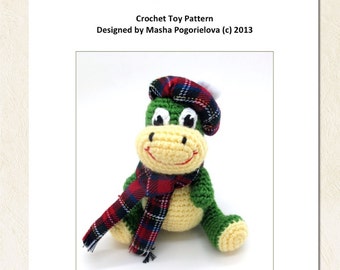 Baby the Dino - pdf crochet toy pattern - amigurumi photo tutorial