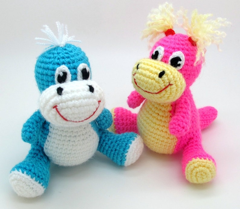 Baby the Dino Pdf Crochet Toy Pattern Amigurumi Photo - Etsy