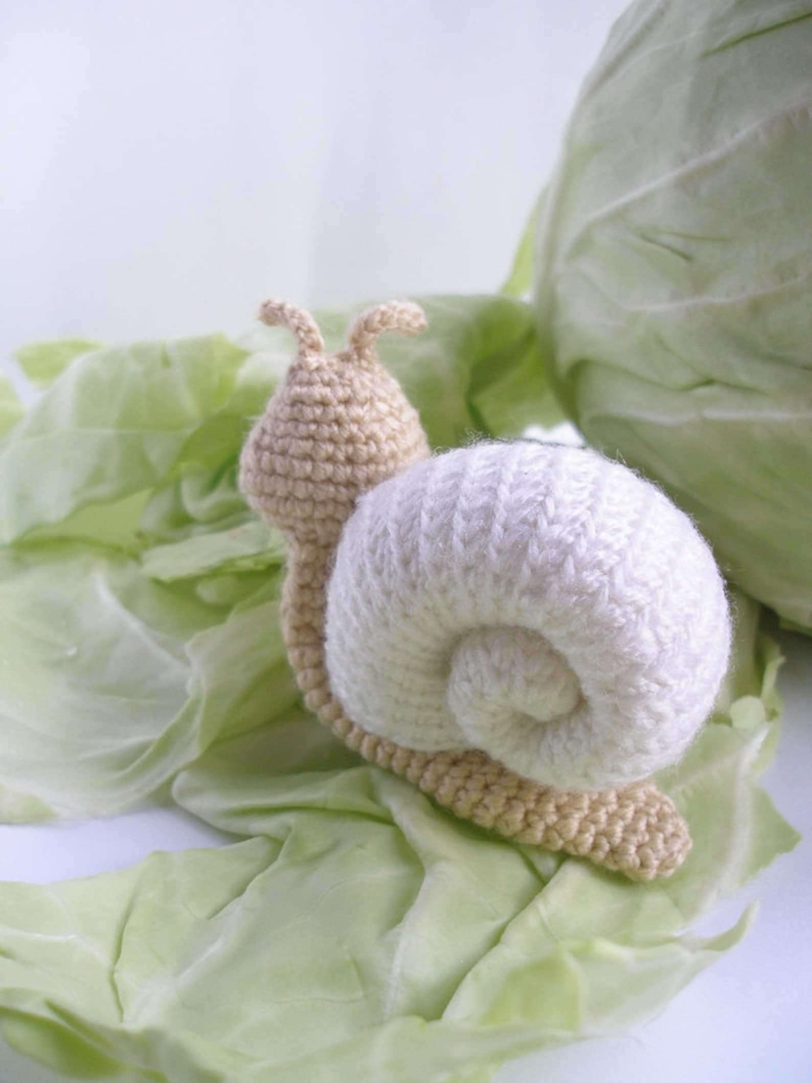 Little Snail Pdf Crochet Toy Amigurumi Pattern Rainbow - Etsy