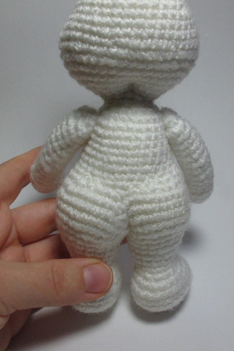 Snowwoman pdf crochet toy pattern amigurumi snowman pattern tutorial image 4