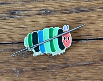 Very Hungry Caterpillar Enamel Needle Minder | Lapel Pin