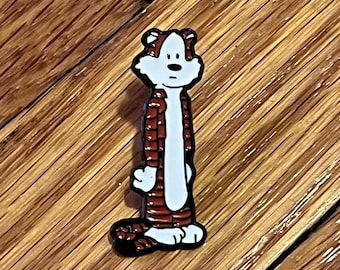 Calvin and Hobbes Cartoon Comic Strip Enamel Needle Minder