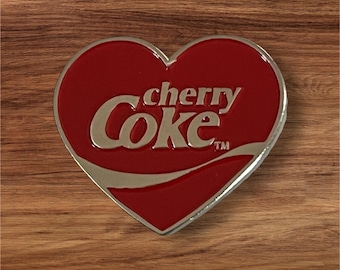Soda Pop Cherry Coke Coca-Cola Enamel Pin