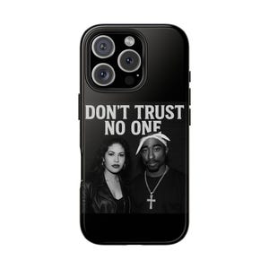 2PAC & SELENA Don&#39;t Trust No One, Urban Style, Music Culture, Unique Gift, Hip Hop Art