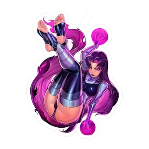Blackfire Sticker | Sexy Anime Waifu Vinyl Waterproof Decal