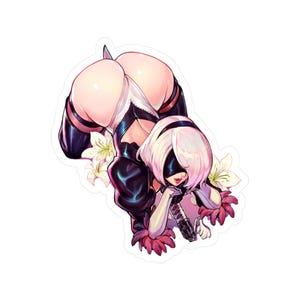 Nier Automata Sticker | Sexy Anime Waifu Vinyl Waterproof Decal