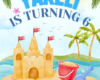 Lets SHELL-EBRATE by the sea Invitation