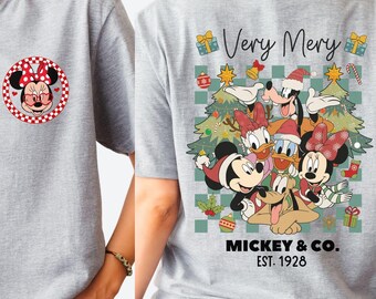 Comfort Colors® Retro Mickey & Co 1928 Comfort Colors Shirt, Disneyland Tee,Daisy Donald Goofy, Mickey And Friends Family Shirt, Disney Gift