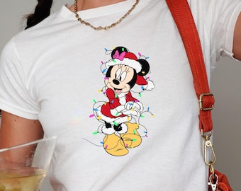 Retro Mickey Disney Baby Tee, Classic Mickey Baby Tee, Y2k 90s Style Mickey Mouse Tee