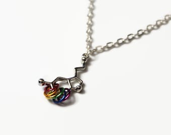 Gay serotonin necklace