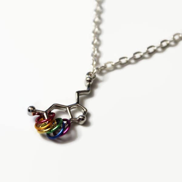 Gay serotonin necklace