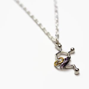 Collier de dopamine fierté non binaire