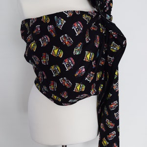 Baby Ring Sling Baby Trageweiche Baumwolle tuch Baby Wrap Ring Sling MNSdesigns Baby Trage Wrap Camper Van Fertig Made in UK