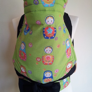 Baby Carrier Baby Sling Backpack Kids Back Front Wrap Adjustable Cotton Wrap Infant Toddler Baby Wearing MNSdesigns Russian Doll Ready Made