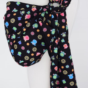 Ring Sling Baby Carrier Baby Sling Wrap Baby Back Carrier For Newborn Toddler Baby Wearing Owland Cotton Wrap MNSdesigns Ready Made in UK