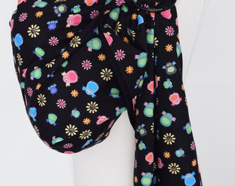 Ring Sling Baby Carrier Baby Sling Wrap Baby Back Carrier For Newborn Toddler Baby Wearing Owland Cotton Wrap MNSdesigns Ready Made in UK