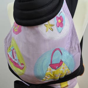 MNSdesigns MEI TAI Baby Sling Carrier Best Baby Carrier Baby Back Carrier Baby Wearing Mei Tai Baby Wrap Shopping Quin Ready Made in UK