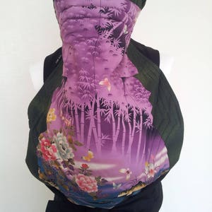 MEI TAI Baby Sling/Best Baby Carrier/Baby Sling Carrier/Baby Back Carrier/Toddler Carrier/Kimono Print IV/Toddler Size (26&quot;x18&quot;) Ready Made