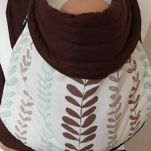 Mei Tai Baby Sling Baby Wearing Baby Accessories Carrier Best Baby Carrier Little Beauty with Brown Ready Made in UK