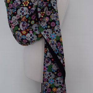 Baby Ring Sling Algodão Baby Carrier Sling de Algodão Macio Feito à Mão Baby Wrap Ring Sling MNSdesigns Carrier Wrap Sugar Skulls Entrega Grátis