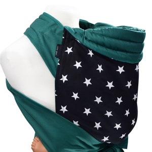 MNSdesigns Mei Tai Baby Sling Wrap Baby Wearing Best Baby Carrier Toddler Carrier Baby Back Carrier Stars Ready Made in UK