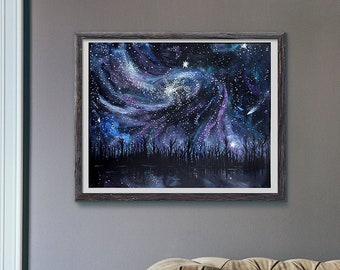Giclée Art print - Galaxy Painting - galaxy art print - 11x14 print