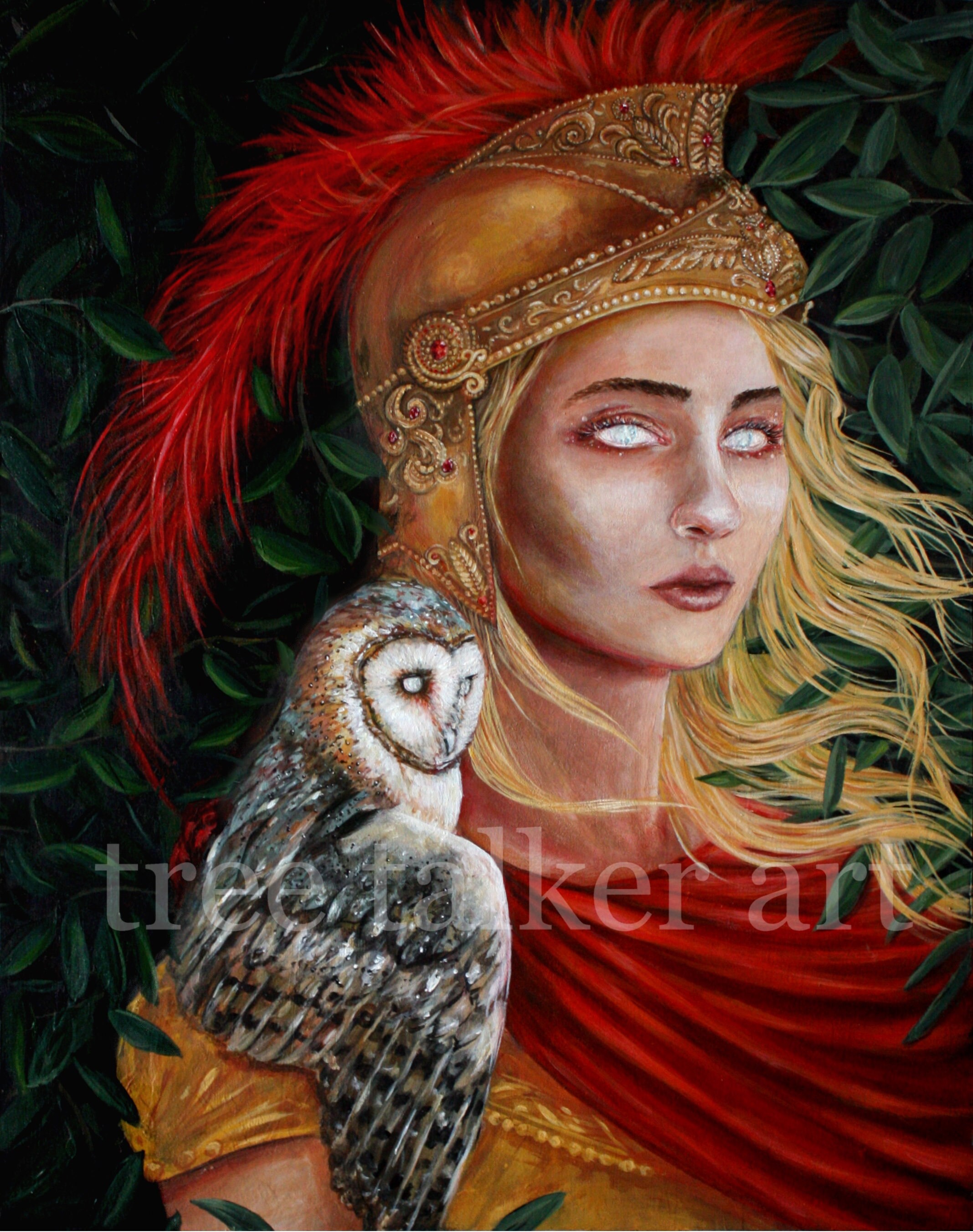 Athena And Her Owl