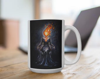 She Burns Mug by Rachael Caringella / Tree Talker Art