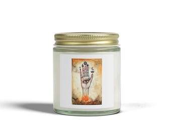 It's All In Your Hands Candle by Rachael Caringella / Tree Talker Art