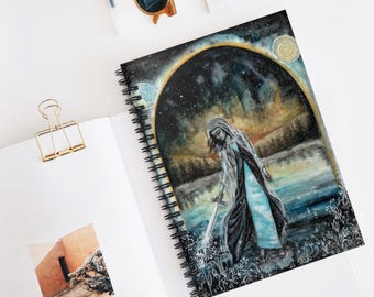 Warrior Spiral Notebook by Rachael Caringella / Tree Talker Art