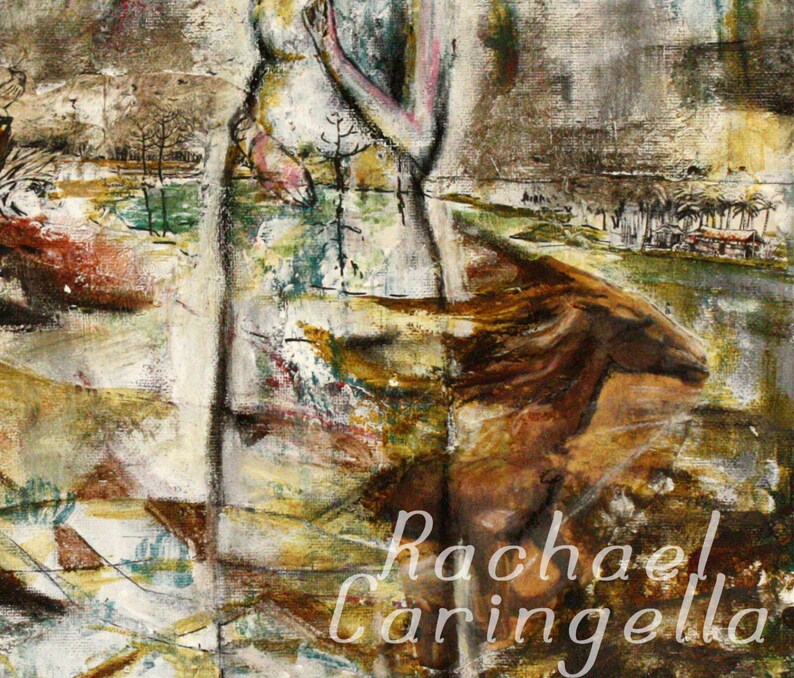 The Great Mother Mixed Media Portrait Goddess Painting