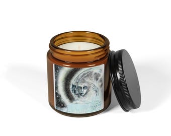 The Moon Goddess Soy Candle by Rachael Caringella / Tree Talker Art