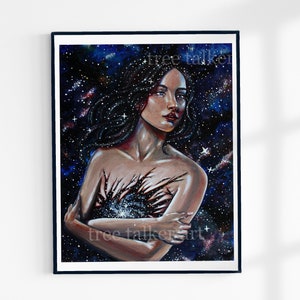 Reclamation of Self glow in the dark fine art giclee print by Rachael Caringella Tree Talker image 4