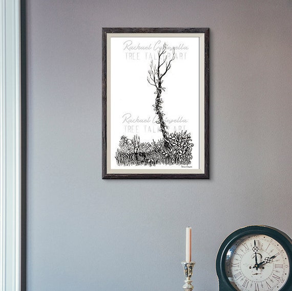 Tangled Tree Illustration Giclee Fine Art Print Pen and Ink | Etsy