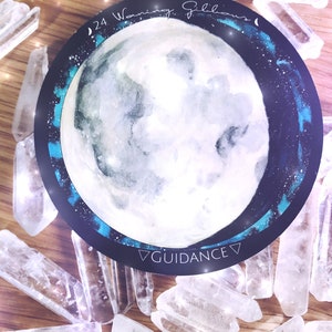 Spirit de la Lune Oracle Cards Oracle deck for Lunar Guidance Divination cards based on the phases of the moon image 10