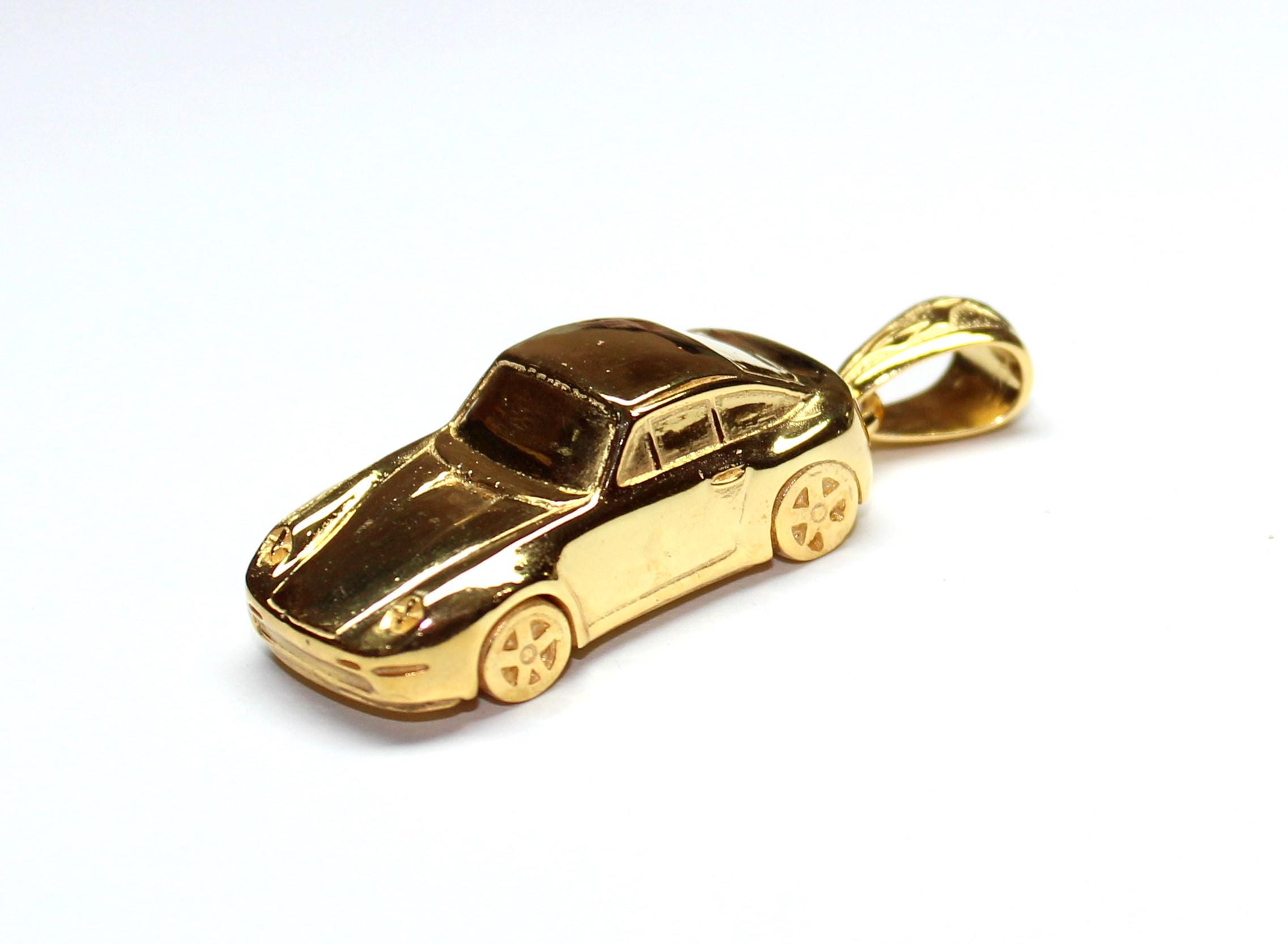 新品・未使用　英国老舗宝飾店Carrs(カーズ)　９２５シルバー　パイサーバー Sterling Silver Porsche Charm - Etsy
