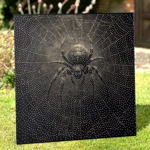 Spider Web Vector Image CNC Router Project File Download (svg, dxf & png files)