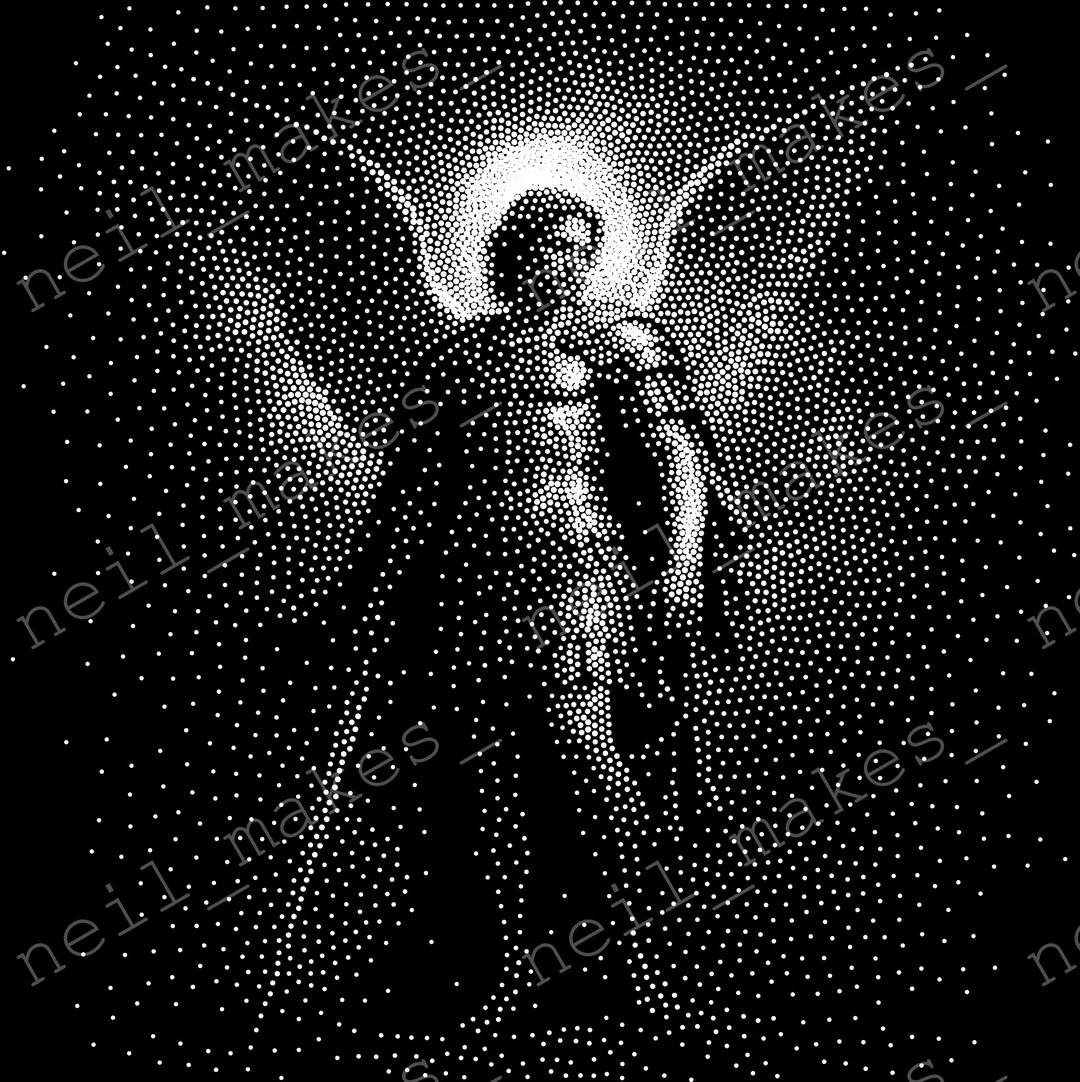 Saint Michael Vector Image CNC Router Project File Download (svg, Dxf ...