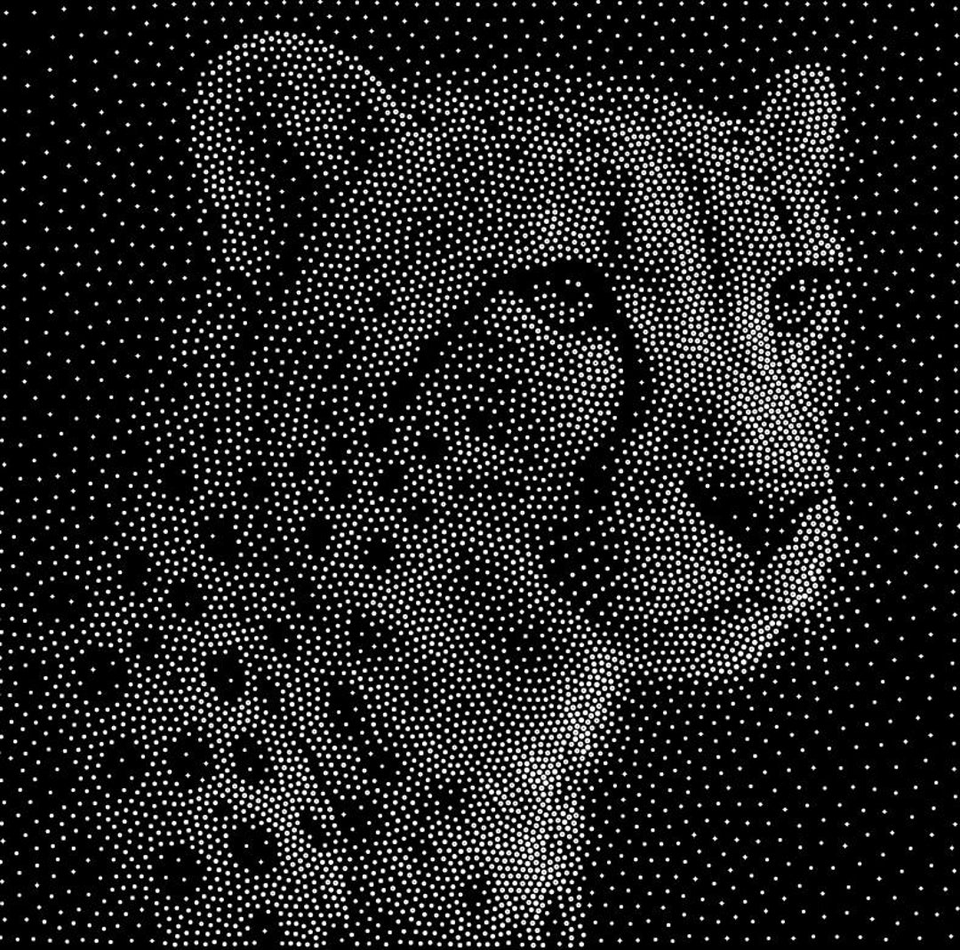 Stipple Art Cheetah Vector Image – CNC Woodworking Router File (SVG ...