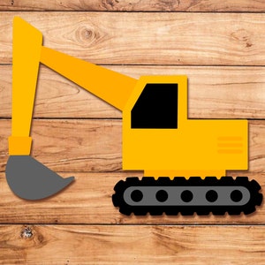 Bagger SVG Schnittdatei für Handwerk Schneidemaschine