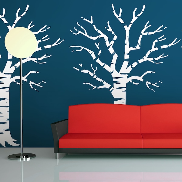 Winter Birch Tree SVG File