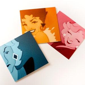 Golden Girls Inspired Art Choose individual prints or as a set image 5