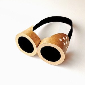 3D Steampunk Goggles SVG Design