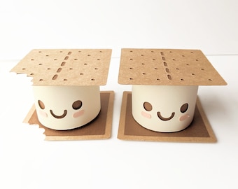 S'more Box with Lid SVG Design