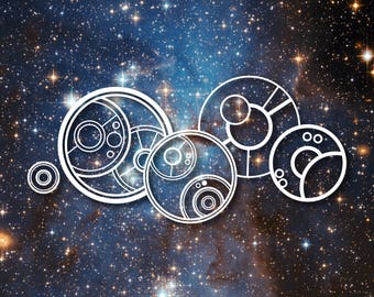 Custom Gallifreyan Image File - PNG, JPG, or PDF digital file in Doctor's Cot Gallifreyan