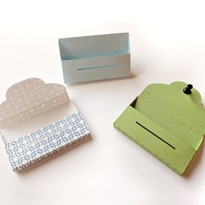 Papier Visitenkartenhalter SVG + PDF Design