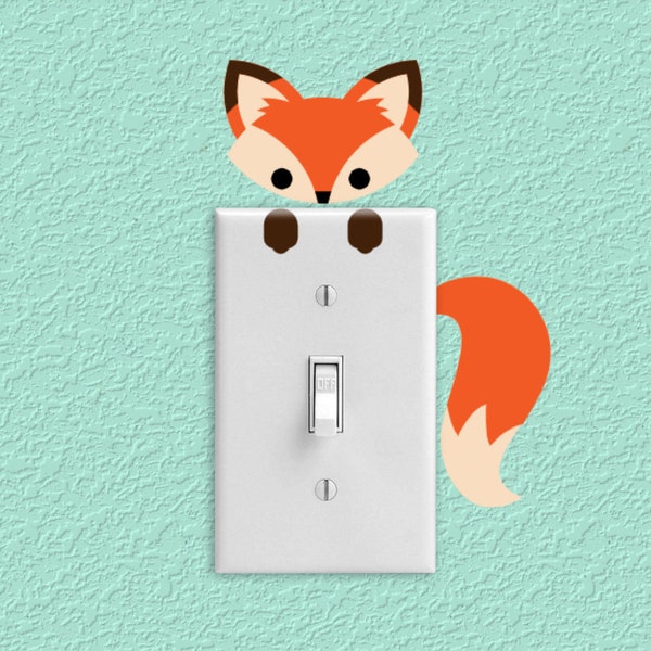 Fox Light Switch and Outlet Decoration SVG File