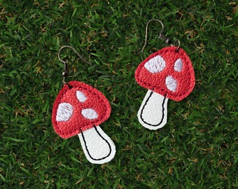 Pilz Fliegenpilz ITH Feltie Applikation Stickdatei