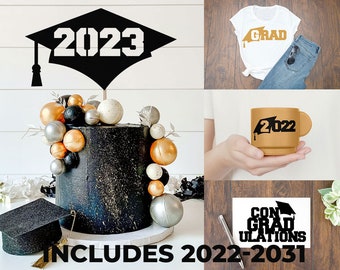 Graduation Cap SVG Bundle